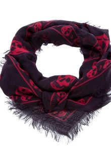 Alexander McQueen Skull Print Pashmina - Lyst