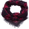 Alexander Mcqueen Skull Print Pashmina in Purple - Lyst