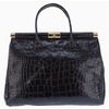 Giuseppe Zanotti Crocodile Embossed Leather Tote in Black - Lyst