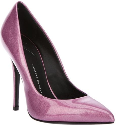 Giuseppe Zanotti Leather Pump in Pink (rose) - Lyst