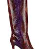 Jimmy Choo Tosca Python Knee Boots in Multicolor (multicolored) - Lyst