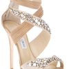 Jimmy Choo Embellished Shoe in Beige (nude) - Lyst