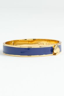 Kate Spade Spade Hinged Bangle - Lyst