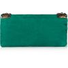 Matthew Williamson Embellished Suede Clutch in Gold (emerald) - Lyst