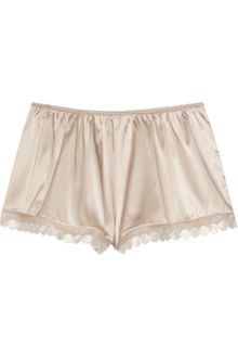 Stella McCartney Fiona Popping Stretchsilk Satin Shorts - Lyst