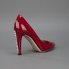 Valentino Studded Stiletto Pump in Red - Lyst
