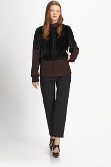 3.1 Phillip Lim Shearling Trimmed Jacket - Lyst
