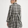 Alice + Olivia Emilia Empire Flare Coat in Black - Lyst