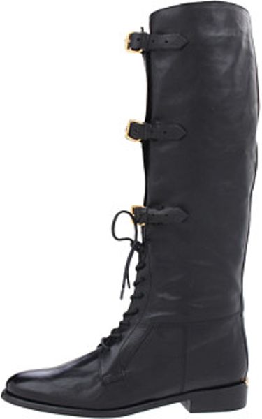 burberry lace up boots