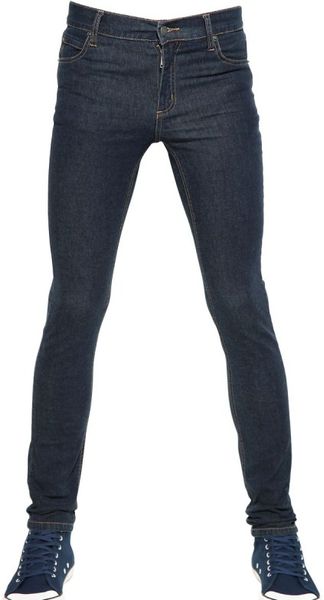 Cheap Monday 16cm Stretch Single Washed Denim Jeans in Blue for Men - Lyst