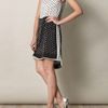 Diane Von Furstenberg Abrielle Crystal Dress in Black (white) - Lyst