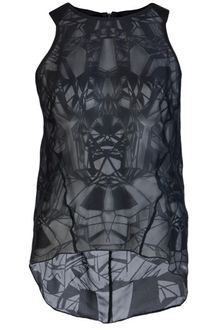 Helmut Lang Spider Burnout Sheer Tank - Lyst