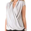 Helmut Lang Soft Twist Top in White - Lyst