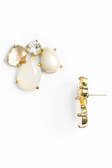 Kate Spade Crystal Chapel Cluster Stud Earrings - Lyst