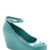 Modcloth Peep Into The Future Wedge in Blue (teal) - Lyst