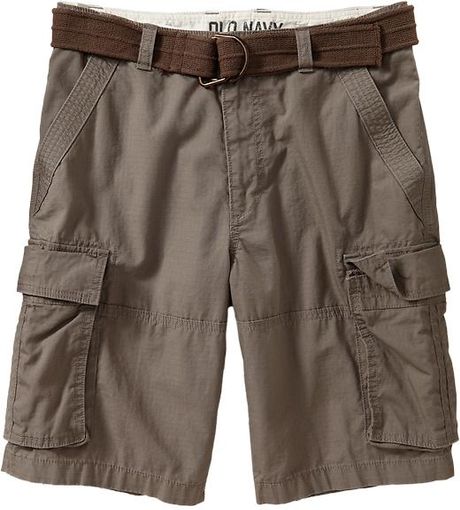 Old Navy Belted Cargo Shorts 10 3434 in Brown for Men (barnswallow ...