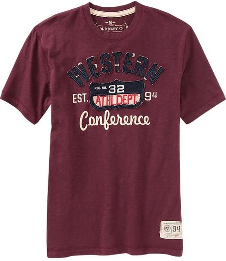 Old Navy Slubknit Vintage-style Graphic Tees in Red for Men (bordeaux) Old Navy Slubknit Vintage-style Graphic Tees in Red for Men (bordeaux)