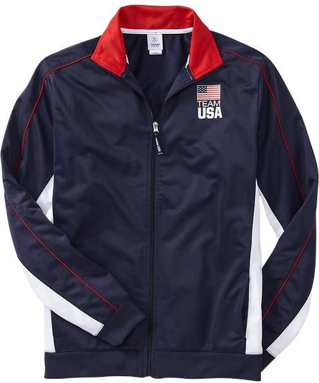 Old Navy 34team Usa34 Track Jackets in Blue for Men (navy blue)