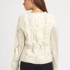 Rag & Bone Felted Cable Sweater in White (ivory) - Lyst