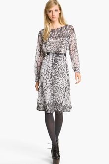 Thakoon Addition Wing Back Print Dress - Lyst