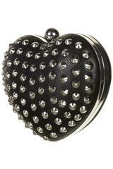 Topshop Stud Heart Box Bag