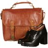 Topshop Retro Faux Snake Trim Satchel in Brown (tan) - Lyst
