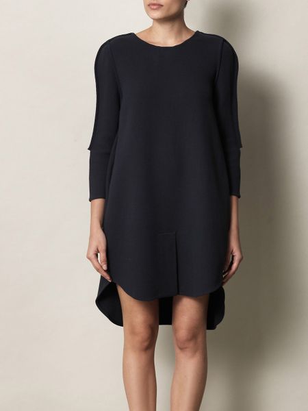 3.1 Phillip Lim Step Hem Dress in Blue (navy) - Lyst