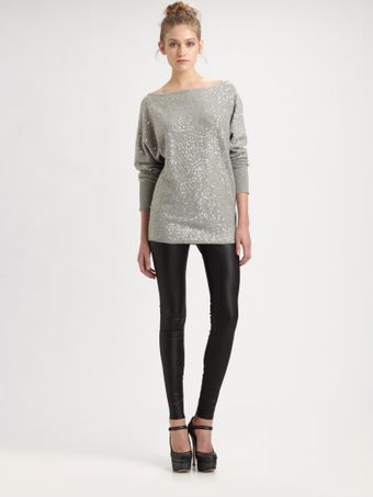 Alice + Olivia Stara Sequined Pullover - Lyst