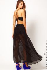 Asos Maxi Dress With Strappy Back