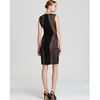 Bcbgmaxazria Sheath Dress Lace in Black (black combo) - Lyst