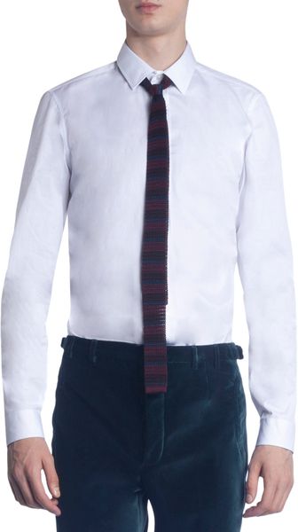 Burberry Prorsum Bar Striped Square Tie - Lyst