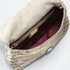 Fendi Pythonpattern Sequin Baguette in Gold (silver) - Lyst