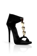 Giuseppe Zanotti Black Jewelembellished Sandals