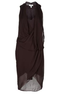 Helmut Lang Draped Dress - Lyst