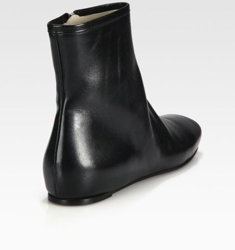 jil sander anklet flats