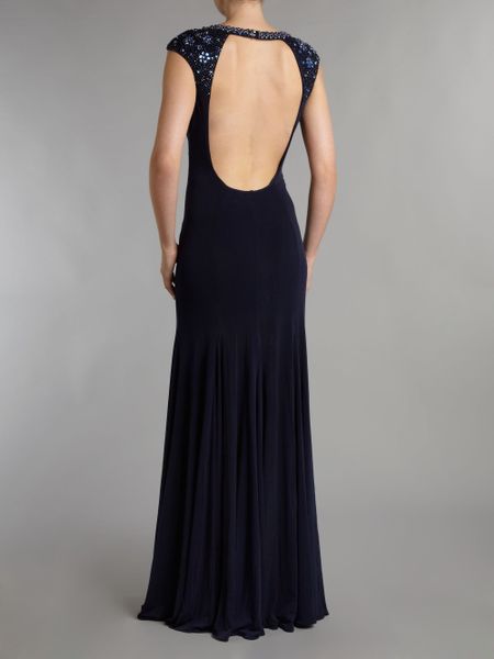 js collections navy gown