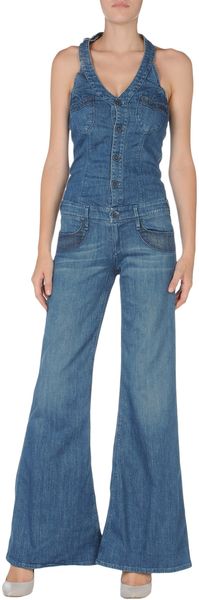 Seal Kay Denim Overall - Lyst