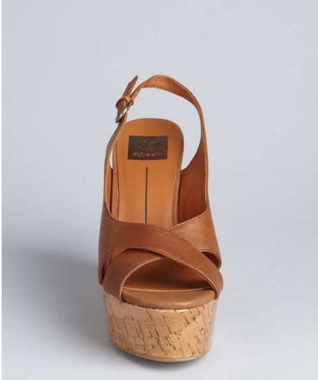 dolce vita cork wedge sandals
