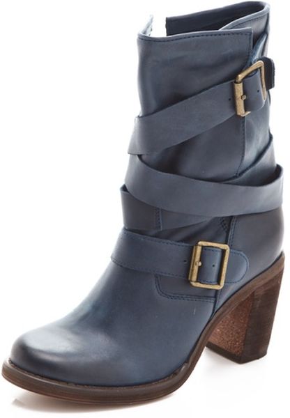 Jeffrey Campbell France Booties in Blue (navy) - Lyst