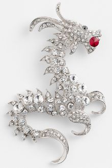 Natasha Couture Dragon Brooch - Lyst