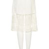 Topshop Cream Embroidered Lace Skirt in White (cream) - Lyst