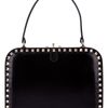 Valentino Studded Tote in Black - Lyst
