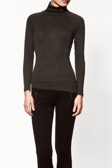 Zara Turtleneck T-shirt - Lyst