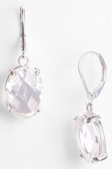 Ak Anne Klein Rincon Oval Drop Earrings - Lyst