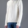 Balmain Sweater in White for Men - Lyst