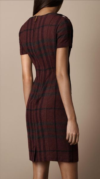 burberry fitted dress