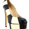 Charlotte Olympia Taupe and Black Priscilla in Stripes in Black (taupe) - Lyst