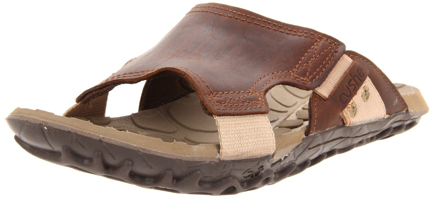Cushe Cushe Mens Evo Slide Leather Sandal in Brown for Men | Lyst