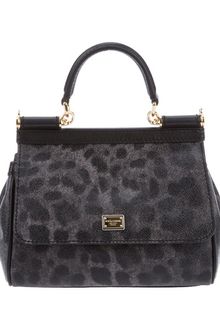 Dolce & Gabbana Leopard Print Shoulder Bag - Lyst