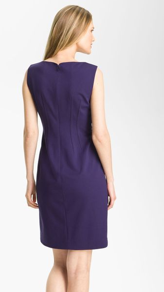 Elie Tahari Tara Dress in Purple (grape harvest)
